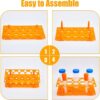 Laboratory Centrifuge Tube Rack 10mL/15mL & 50mL Capacity, Orange, Detachable Design - Image 4