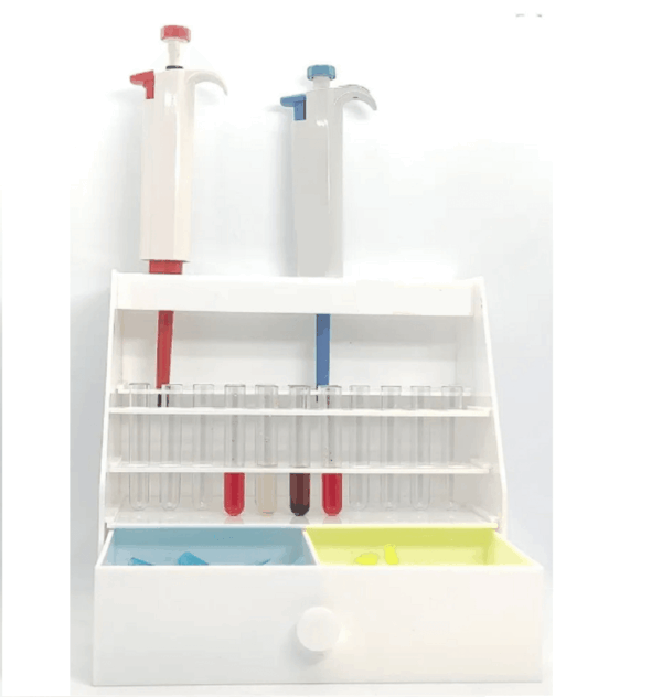 Laboratory Micro Pipette Stand with Tip Box