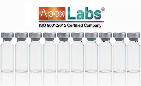 crimp vial with logo - APEX LABS apex labs crimp vial 2ml