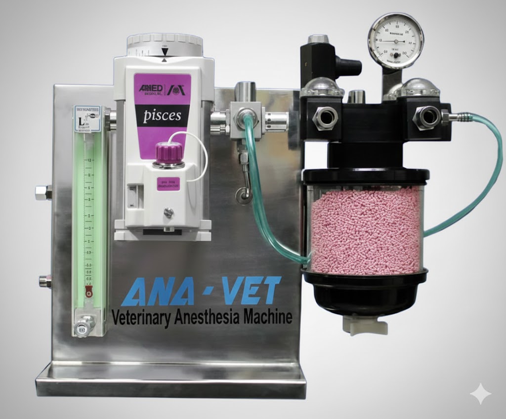 ANA-VET , VETERINARY ANESTHSIA MACHINE