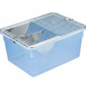 Laboratory Cage, Animal Housing, Mice Cage, Rat Enclosure, Polypropylene Animal Cage, Scientific Lab Supplies, Rodent Breeding Cage, 430x270x150mm Cage, Lab Equipment, Hamster Cage, Veterinary Supplies