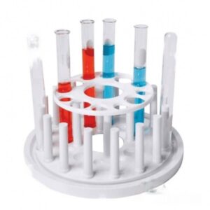 test tube stand round with pin for drying tubes
