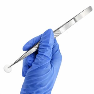 Pointed forceps for laboratory use size 6 inch