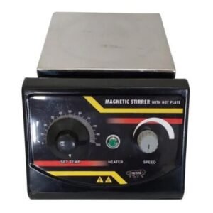 Magnetic Stirrer with Hot Plate | 15x15cm Stainless Steel | 2000 RPM