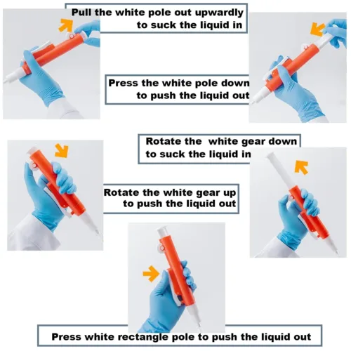 Premium 2ml Pipette Pump (Blue) | Manual Pipette Filler with Rapid Release Lever Premium 2ml Pipette Pump (Blue) | Manual Pipette Filler with Rapid Release Lever