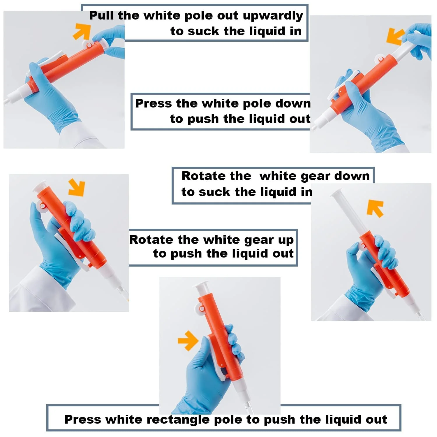 71BcKuFmmaL_SL1500_.jpg Premium 2ml Pipette Pump (Blue) | Manual Pipette Filler with Rapid Release Lever