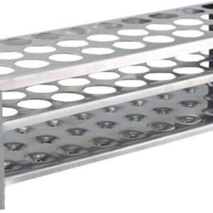 Aluminum Test Tube Rack – 24 Holes (25mm) | Corrosion-Resistant Lab Grade Organizer