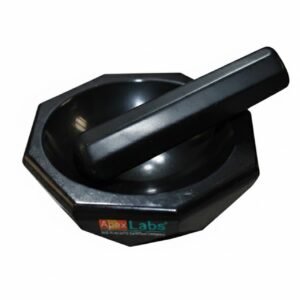 3-Inch Black Agate Mortar and Pestle Set | High-Purity Grinding Tool