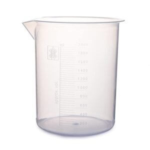 Euro Design Polypropylene Beaker2000 ML for laboratory