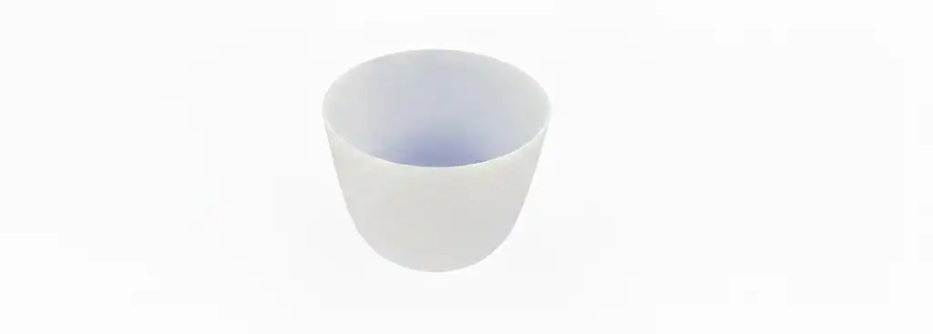 CRUSIBLE WITHOUT LOGO Silica Crucible, 25mL Melting Pot, 900C Labware, High Purity Silica, Fused Silica Crucible, Thermal Shock Resistant, Lab Ashing Tool, Fusion Crucible, Chemical Resistant Pot, 25ml Quartz Crucible