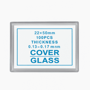 Rectangular 22x50mm Microscope Cover Glass | Bulk 500 pcs (5 Packs of 100)