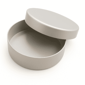 Aluminium Petri Dish 2 Inch with Lid (Moisture Tin) – 50 x 15 mm | Autoclavable Pack of 10