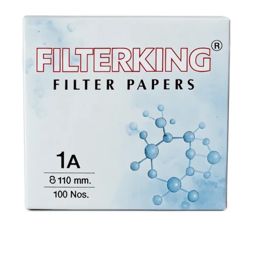 Filterking 110mm Filter Paper - Grade 1A | 100 Sheets Pack