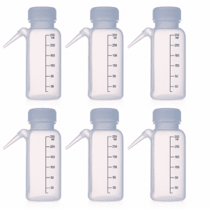 Laboratory Plastic New Type Wash Bottle 250ML Pack of 6