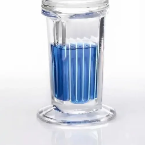 Soda Glass Coplin Jar – 5 Slide Staining Container with Cover Glass coplin Jar