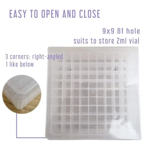 Professional 100-Well Cryogenic Storage Box (Cryo Cube)