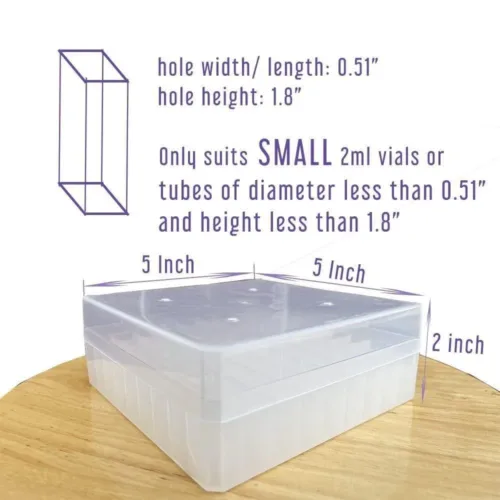 Professional 100-Well Cryogenic Storage Box (Cryo Cube)