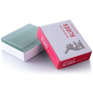 Rectangular Microscope Glass Slides 75mm x 25mm | Ground Edges & Optically Clear (50 Pcs)