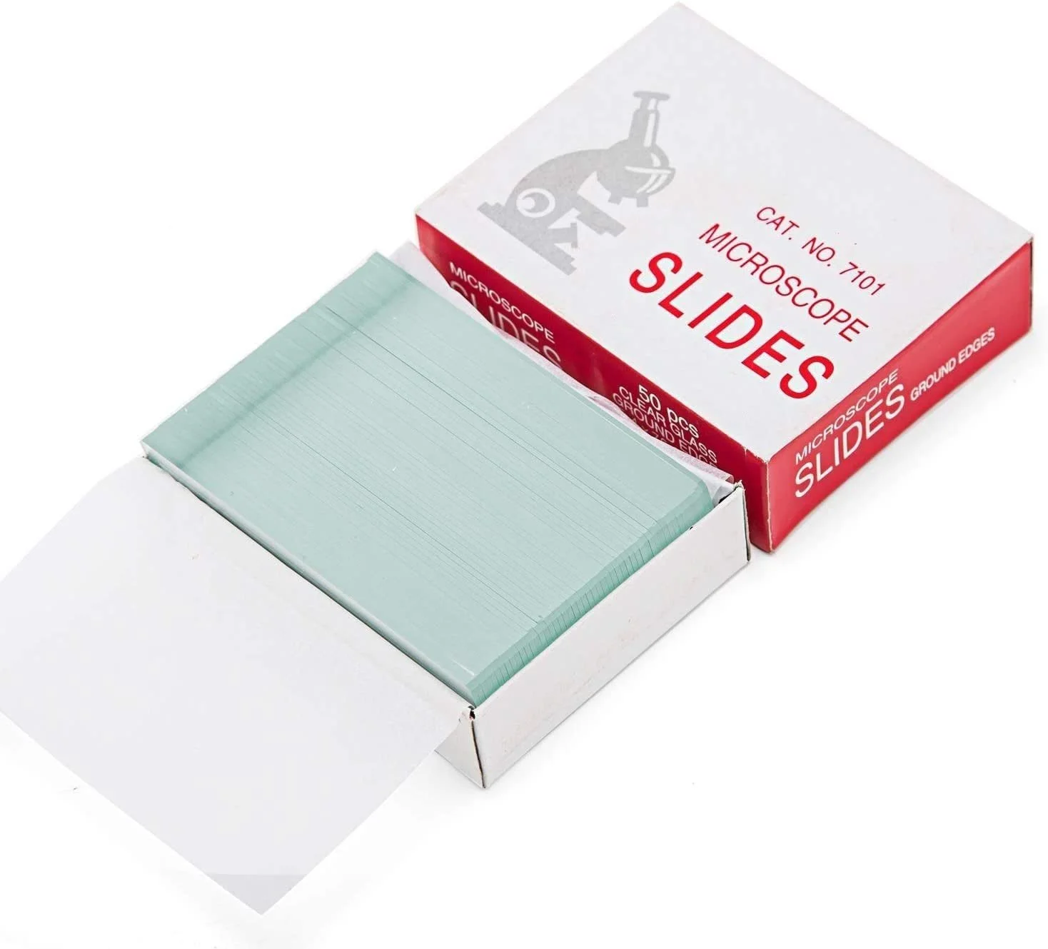 GLASS-SLIDE-4.jpg Rectangular Microscope Glass Slides 75mm x 25mm | Ground Edges & Optically Clear (50 Pcs)