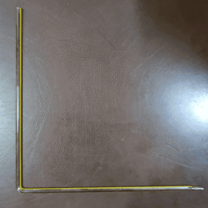 L-Shaped Glass Thermometer