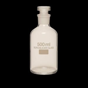 Narrow Mouth Reagent Bottle 500 mL with Plastic Stopcock