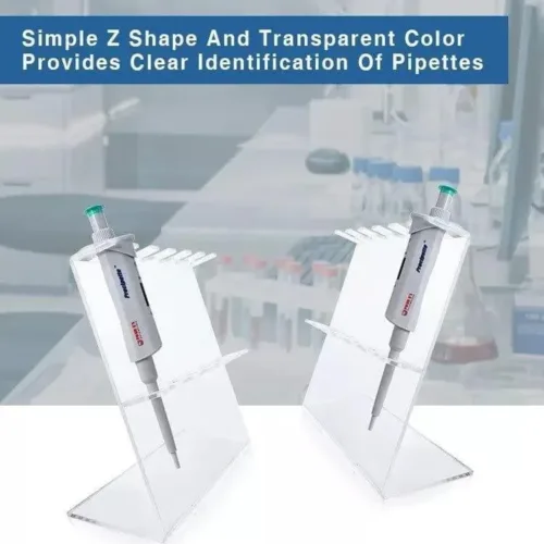 Laboratory Pipette Holder Stand Transparent