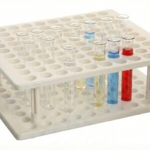High-Capacity 100-Well Storage Rack for Blood Collection Tubes 13mm