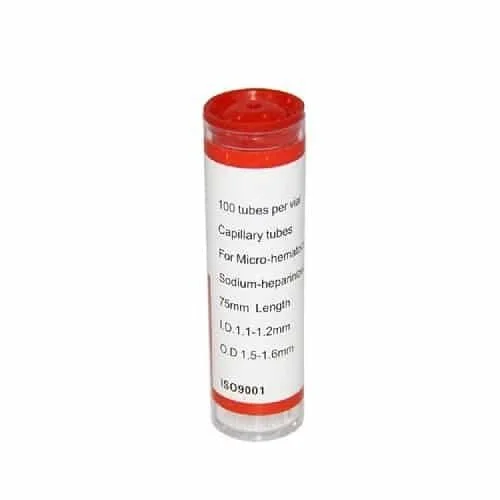 capillary tubes sodium heparin
