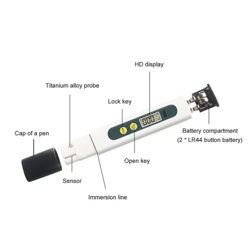 Digital TDS Meter – Professional Water Quality & Purity Tester
