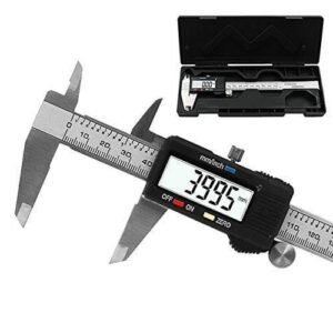 Digital Vernier Caliper (150mm/6 Inch) – Steel with LCD Display & Protective PVC Case