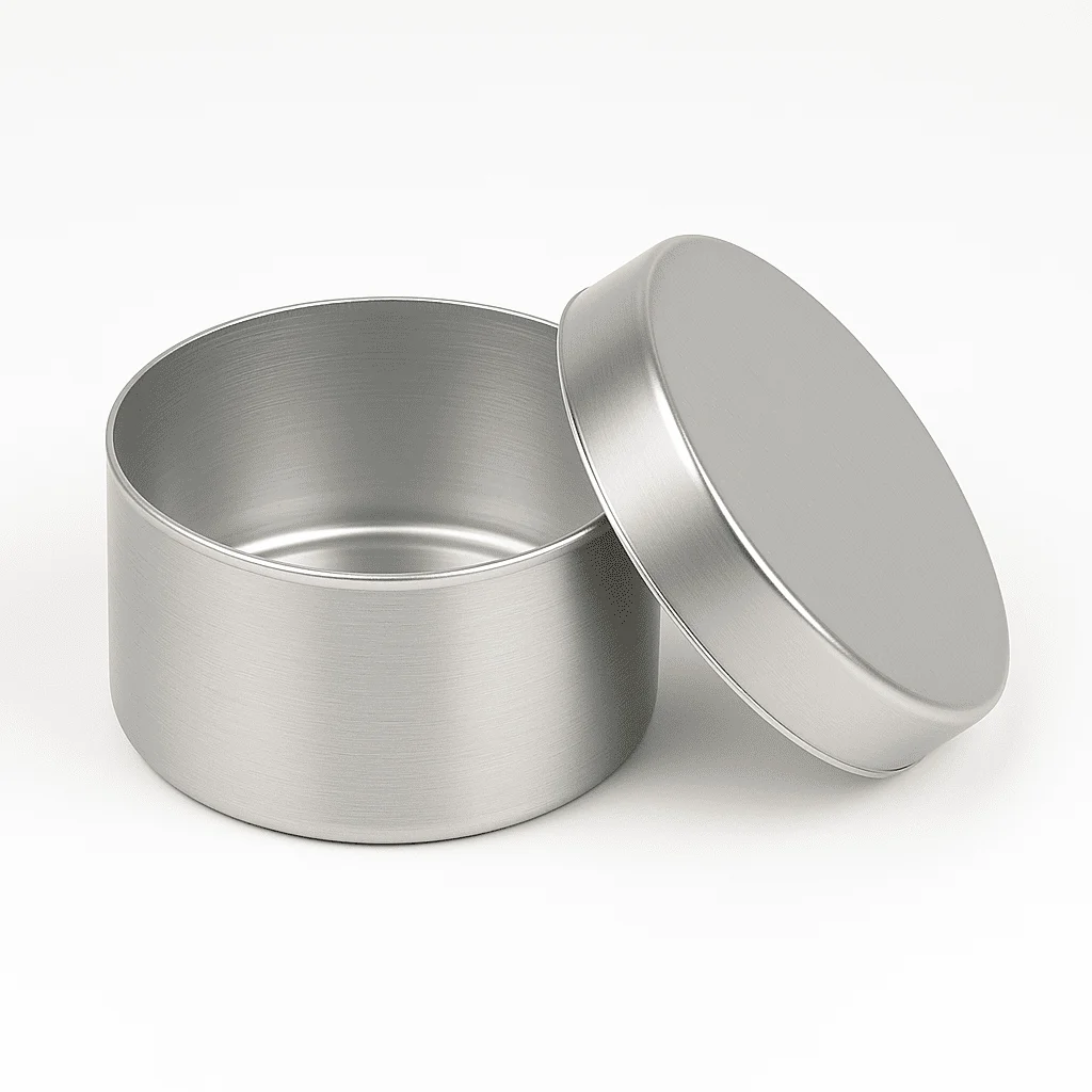 moisture tin with lid Aluminium Petri Dish 75x50 Mm With Lid