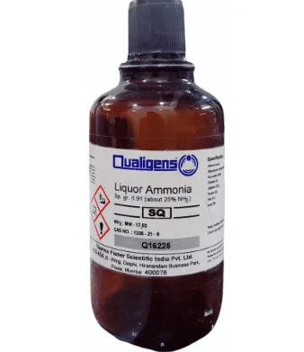 Qualigens Ammonia Solution 25% (Q16225) – 500 mL