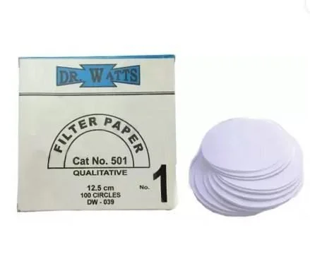 Filter Paper Dr Watt 125mm
