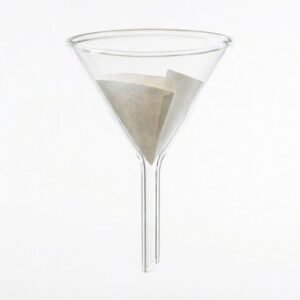 Premium Laboratory Glass Funnel | 100mm Diameter | Borosilicate 3.3