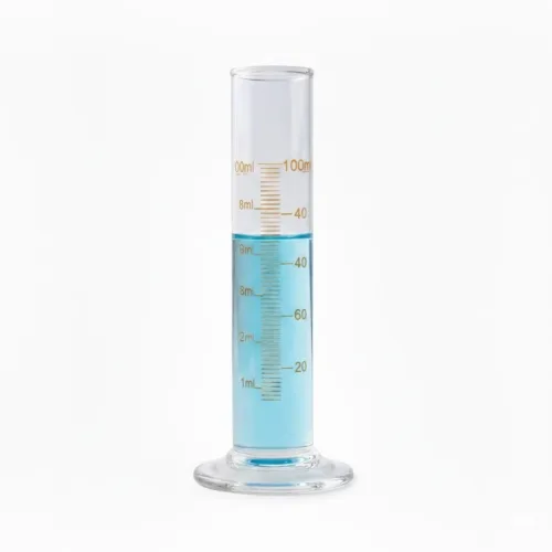 Borosilicate Glass Measuring Cylinder 100ml (Round Base)