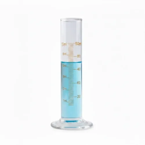 Borosilicate Glass Measuring Cylinder 50ml  (Round Base)