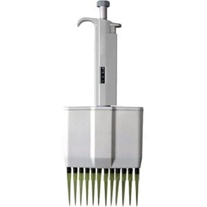 8-Channel 10-100ul Micropipette – Semi-Autoclavable Multichannel Pipettor | High-Throughput Precision Tool for ELISA, PCR, and Lab Research