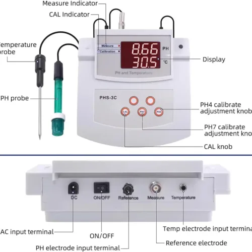 PHS-3C High-Precision Digital Benchtop pH Meter