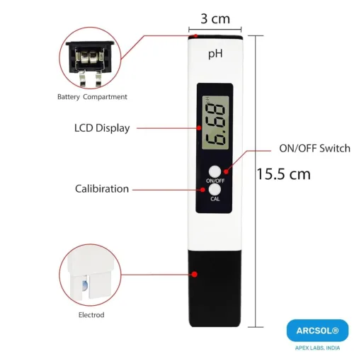 Ph Meter White 5