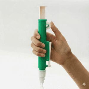 Premium 10ml Pipette Pump (Green) | Manual Pipette Filler with Rapid Release Lever