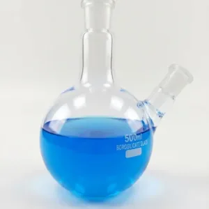 Round Bottom Flask 500mL | 2-Neck Angular Design