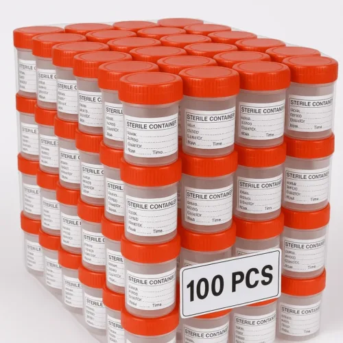 60mL Sterile Sample Container – 100 Pack