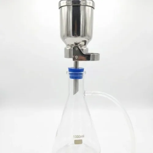 Filtration Assembly with S.S Filter Holder, B.G Flask 1000ml Oil Free Vacuum Pump 15 Ltrs/Min