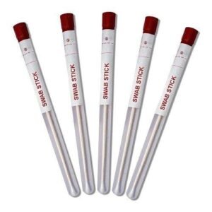 Sterile Swab Sticks in PVC Tube 6-Inch (100pcs)