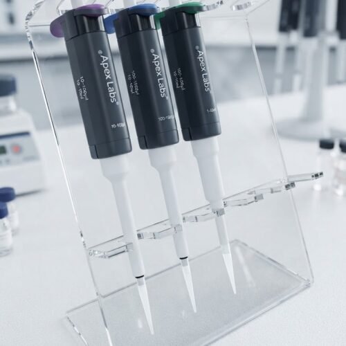 Laboratory Pipette Holder Stand Transparent