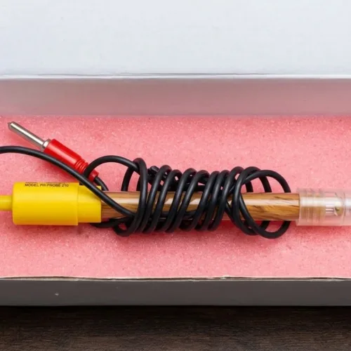Glass pH Electrode with Red Banana Plug