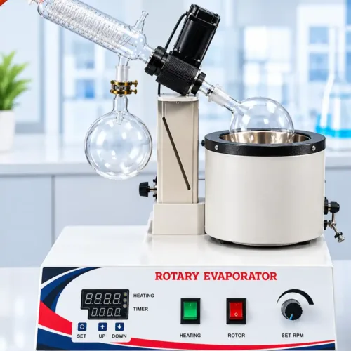 Rotary Evaporator with 1 ltr horizontal glass assembly (Manual Lifting)